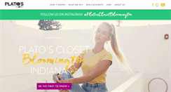 Desktop Screenshot of platosclosetbloomingtonin.com